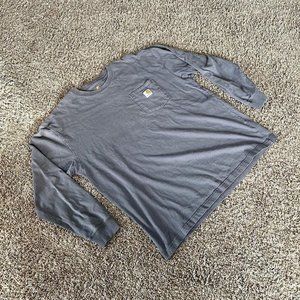 Carhartt Gray Long Sleeve T-shirt Size Large